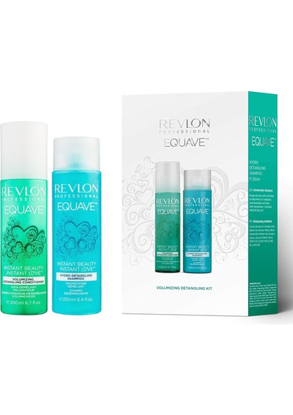 Equave Volume Set Hydro Detanlig Şampuan 250 ml + Volumizing Detangling Conditioner