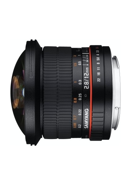 12 mm F:2.8 Fısheye Lens Siyah indirimleri