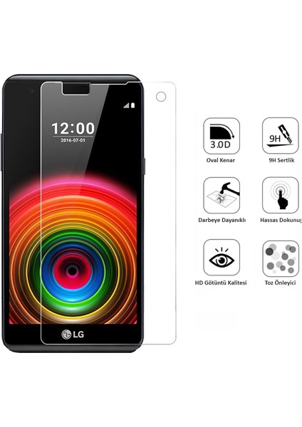Lg x Power Ekran Koruyucu Temperli Cam