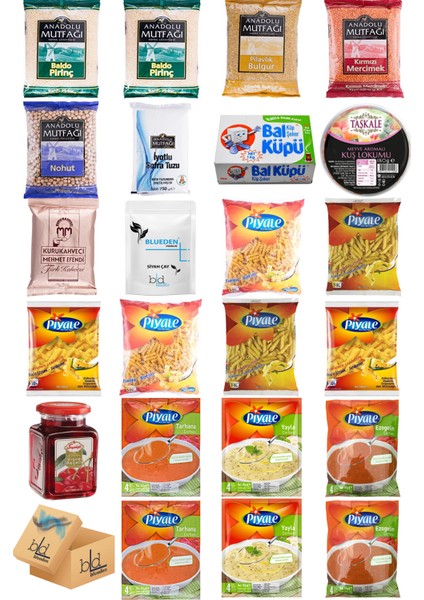 Ramazan Paketi Kumanya Ezrak Gıda Yardım Kolisi 23 Parça 20 nolu Paket