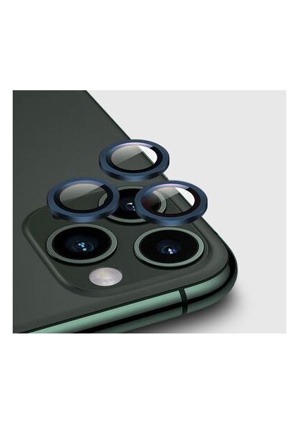Apple Iphone 12 Pro Max Uyumlu Camera Lens Screen Protector Lacivert