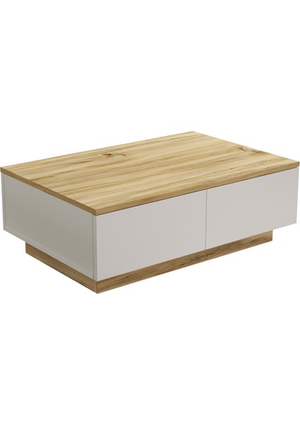 Luvio Orta Sehpa 2 Kapaklı Keçe-Beyaz LV17-WK indirimleri