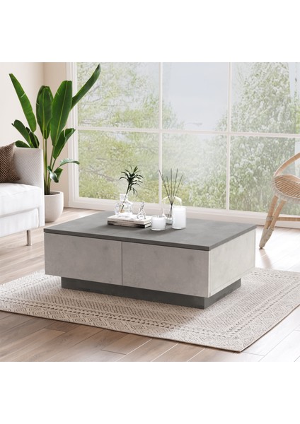 Luvio Orta Sehpa Beton-Taş Görünüm 150 cm Genişlik 90 cm Derinlik 31 cm fiyatları