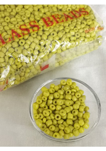 4 mm Sarı Renk Iri Kum Boncuk Takı Yapım Boncuğu fiyatları