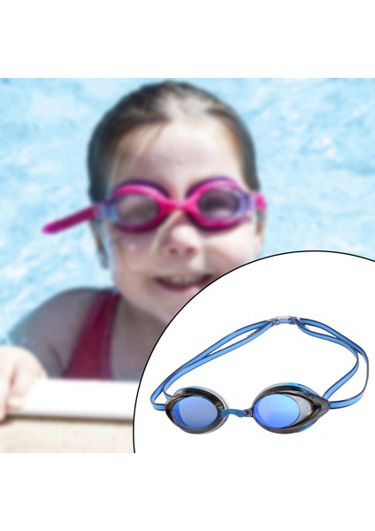 Yüzme Gözlük Anti Sis Erkekler Kadınlar Için Yetişkin Gözlük Ayarlanabilir Kayış Gökyüzü Mavi (Yurt Dışından) indirimleri