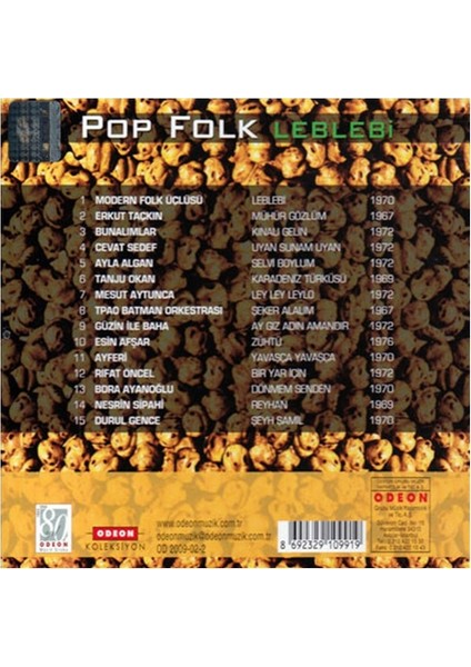 Various Artists – Pop Folk Leblebi CD