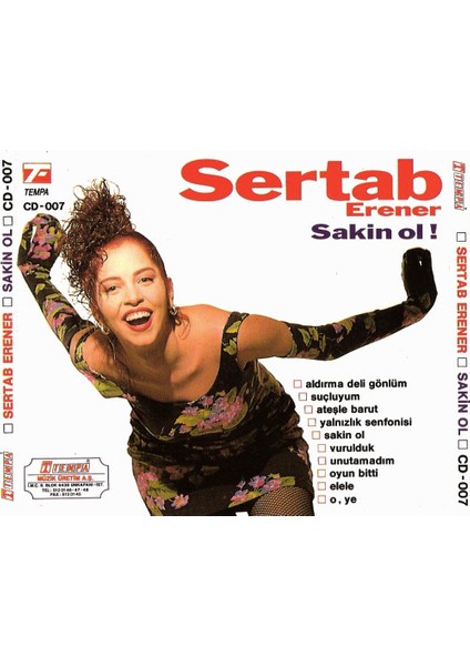 Sertab Erener ‎– Sakin Ol! CD