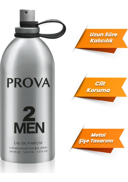 2 Men EDP Erkek Parfüm 2 x 120 ml