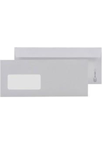 Buklet Silikonlu Pencereli 110X220 110GR 100 Adet