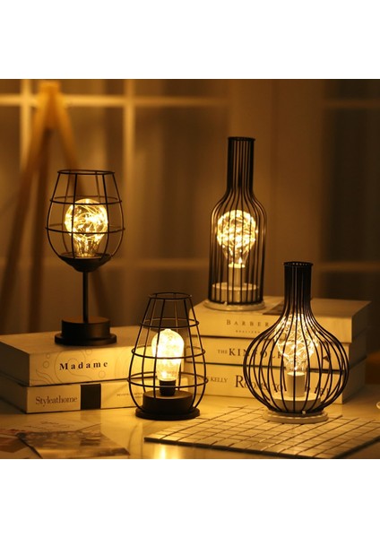 Şarap Kadehi Şişe LED Gece Lambası (Yurt Dışından)