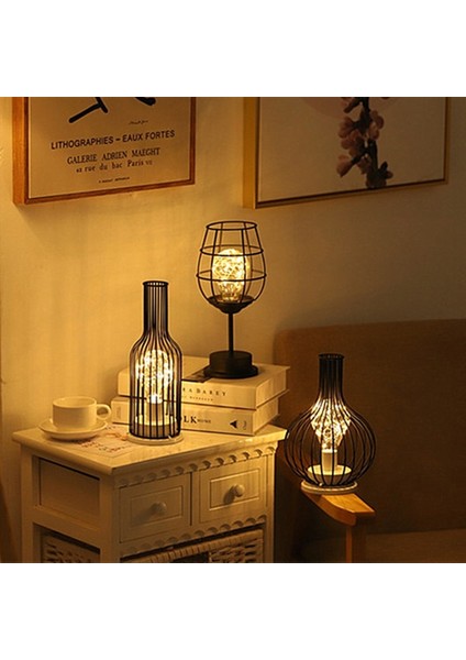 Şarap Kadehi Şişe LED Gece Lambası (Yurt Dışından)