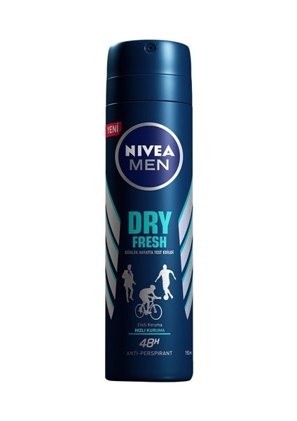 Nivea Deo Sprey 150 ml Dry Fresh Erkek