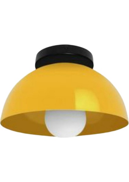 Sarı Plofonyer Tavan Avize 30 cm