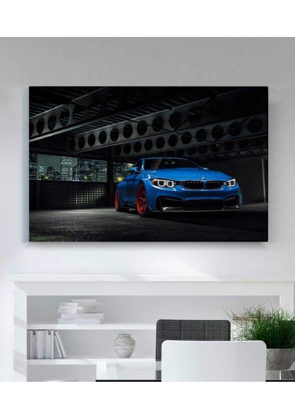 Bmw Araba Kanvas Tablo Oturma Odası Ev Ofis Çalışma Dekor