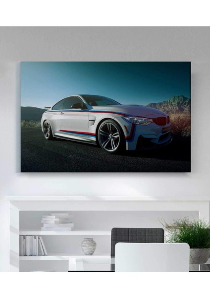 Bmw Araba Kanvas Tablo Oturma Odası Ev Ofis Çalışma Dekor