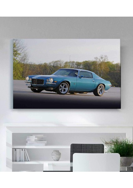 Chevrolet Camaro Araba Kanvas Tablo