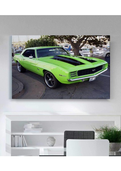 Chevrolet Camaro Araba Kanvas Tablo