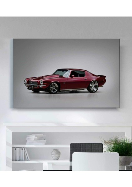 Chevrolet Camaro Araba Kanvas Tablo
