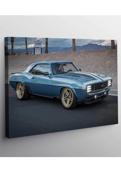 Chevrolet Camaro Araba Kanvas Tablo