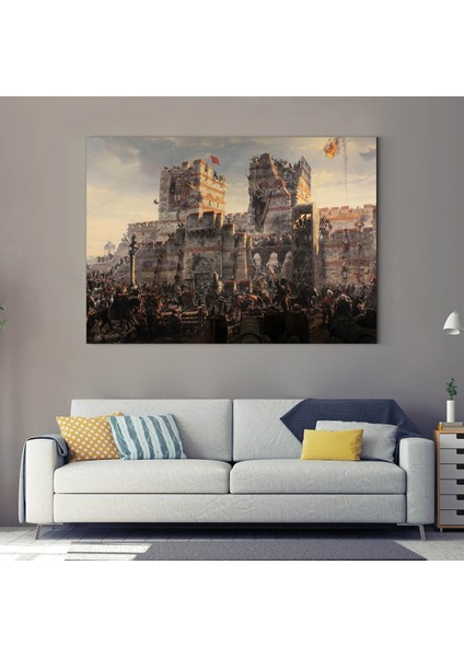 Istanbulun Fethi Kanvas Tablo fiyatları