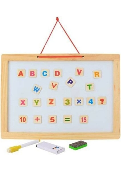 Ahşap Eğitici Manyetik Yazı Tahtası