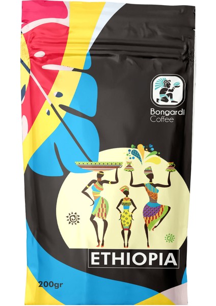 Bongardi Coffee  Etiyopya Sidamo Yöresel Filtre Kahve 200 gr Öğütülmüş