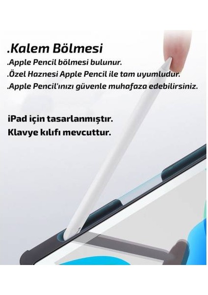 iPad 10.5 Bluetooth Kılıflı Klavye