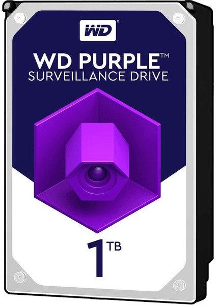1TB Purple 3.5" 64MB 5400RPM WD10PURZ Harddisk