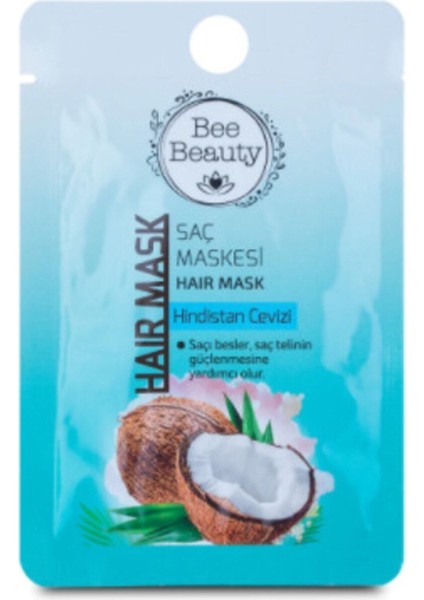 Bee Beauty Saç Maskesi Hindistan Cevizi Yağı 25 ml