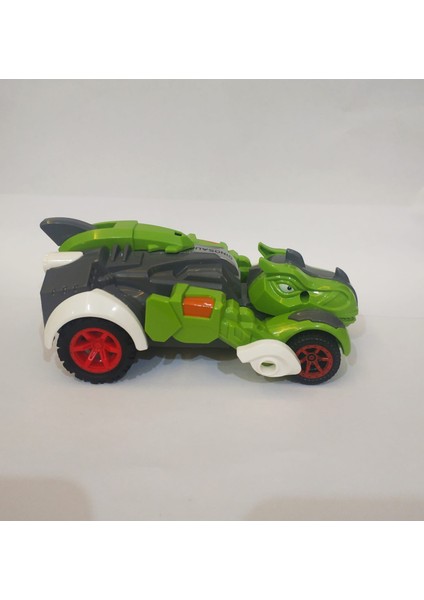 Lrs Store Trex Dinazor Figür Araba Sürtmeli Teker Transformers Robot Dinozor