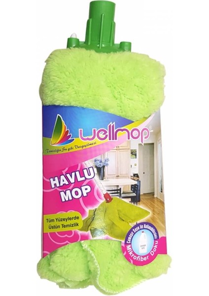 Piev Mikrofiber Havlu Mop Yeşil