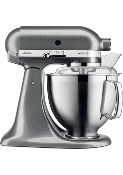 Kitchenaid Artisan 4,8 L Stand Mikser 5KSM185PS Medallion Silver-Ems