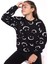 Toontoy Kız Çocuk Komple Gülen Ifade Baskılı Sweatshirt 1