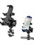 U Şekilli Motosiklet Telefon Tutucu 6.5-10.2 Cm-Siyah (Yurt Dışından) 4