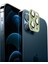 Apple iPhone 12 Pro Max 360 Metal Kamera Koruyucu Açık Yeşil 1