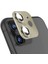 Apple iPhone 11 Pro/11 Pro Max 360 Metal Kamera Koruyucu Retro Gold 1