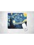 Van Gogh Yıldızlı Gece - Baskılı Kare Mouse Pad 1