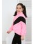 Toontoy Kız Çocuk Blok Renkli Polar Hırka 3