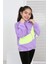 Toontoy Kız Çocuk Blok Renkli Polar Hırka 3