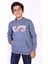 Toontoy Erkek Çocuk Kanguru Cepli Baskılı Sweatshirt 1