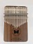 Kalimba Masterwork 17 Tuş Pro Kelebek Desenli Kalimba Seti 1