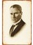 Atatürk Retro Vintage Ahşap Poster 1