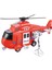 Sürtmeli Sesli Işıklı Helikopter Kırmızı 1