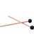 F Fityle 1 Çift Ahşap Drumstick Vurmalı Kauçuk Marimba Mallet Aksesuarları 145MM (Yurt Dışından) 1