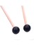F Fityle 1 Çift Ahşap Drumstick Vurmalı Kauçuk Marimba Mallet Aksesuarları 145MM (Yurt Dışından) 5