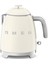 SMEG KLF05CREU 50'S STYLE KREM MİNİ KETTLE 1