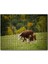 Cakapuzzle Doğada Öküz ve Dana Koşturmacası Görseli 1000 Parça Puzzle Yapboz Mdf(Ahşap) 1