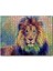 Cakapuzzle Yağlı Boya Görselli Aslan 120 Parça Puzzle Yapboz Mdf (Ahşap) 1