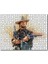 Cakapuzzle Clint Eastwood ve Çift Silahı Suluboya Efekti 120 Parça Puzzle Yapboz Mdf (Ahşap) 1