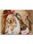 Cakapuzzle Şömineye Asılı Yılbaşı Hediyeleri ve Yavru Köpek 120 Parça Puzzle Yapboz Mdf (Ahşap) 1